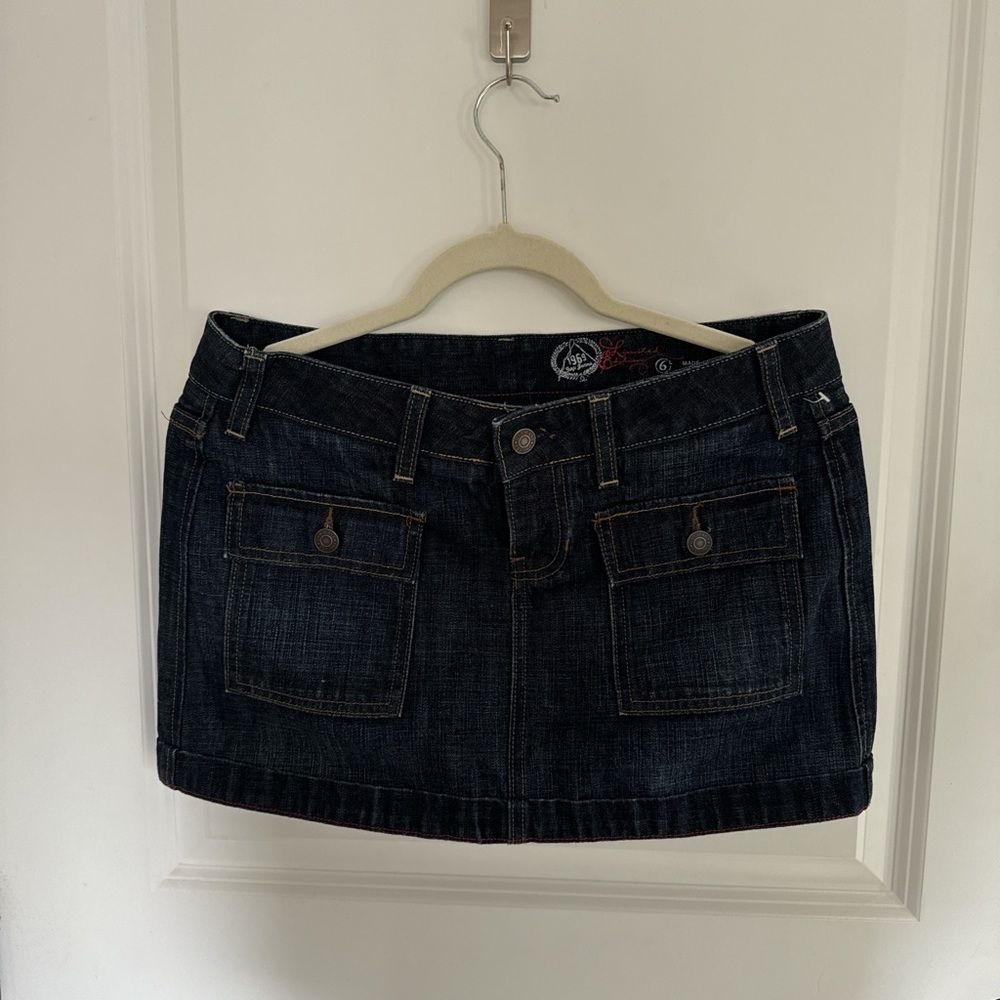 Denim Mini Skirt